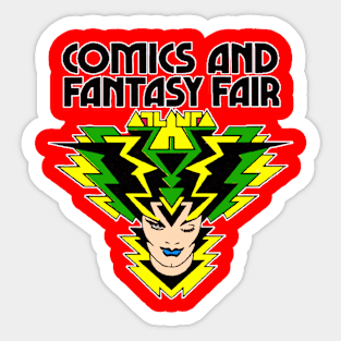 Atlanta Fantasy Fair - Defunct Comics & Fantasy Fair Sticker